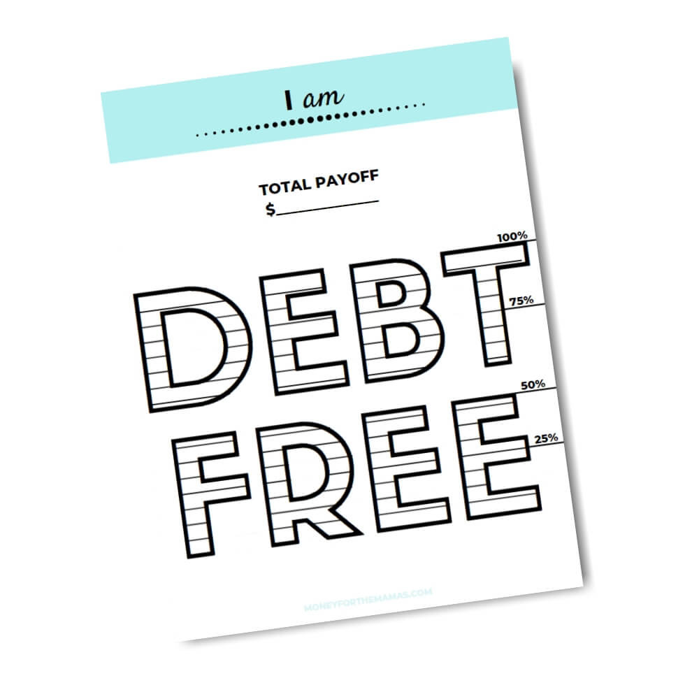 printable debt free tracker