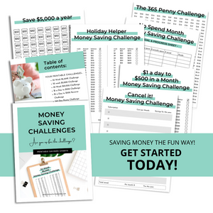 money saving challenges full workbook