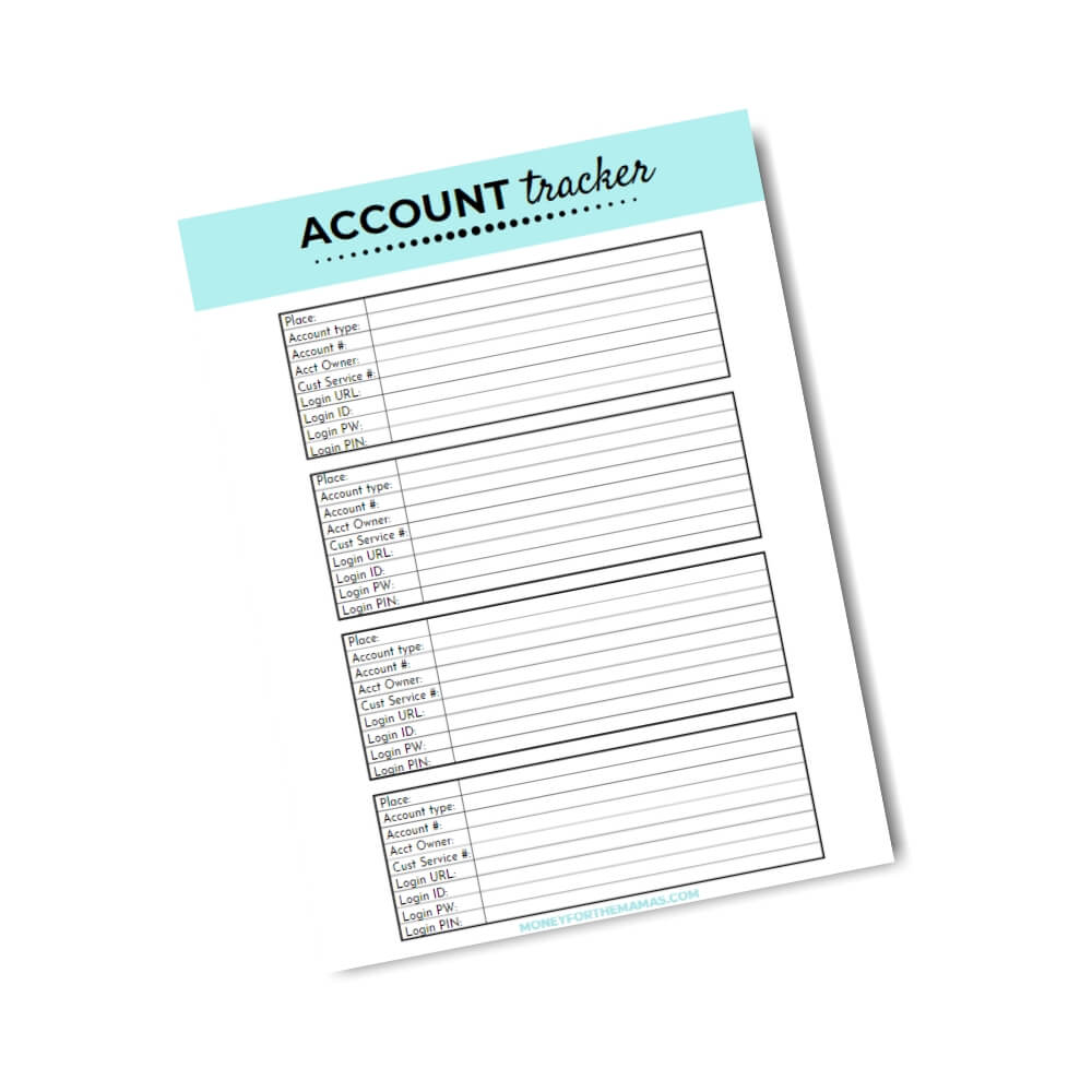 account tracker